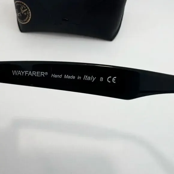 Original Ray-Ban Wayferer Sunglasses Black - Picture 6 of 16